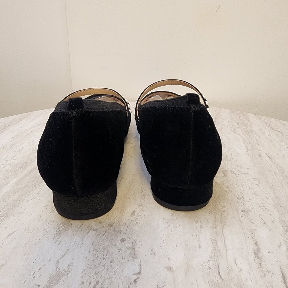 Piso Mary Jane Flat velvet - B020 - Picture 2 of 11